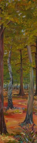 Snelesmore Common 2. Oil on Canvas 90cm x 46cm