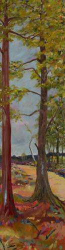 Snelsmore Common 3. Oil on Canvas 90cm x 46cm