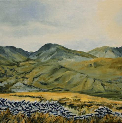 Snowdon 2. Oil on Canvas. 30 x30cm. SOLD