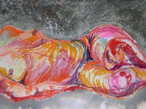 Around Mixed media 42cm x 59cm