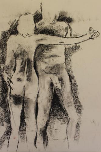 Studies, Charcoal, 84 x 60cm